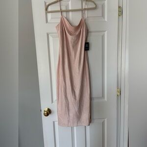 COWL NECK PINK DRESS FROM EXPRESS